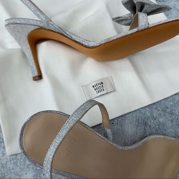 Maryam Nassir Zadeh Flora Slingback Heels 40 - Picture 6 of 8
